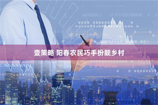 壹策略 阳春农民巧手扮靓乡村